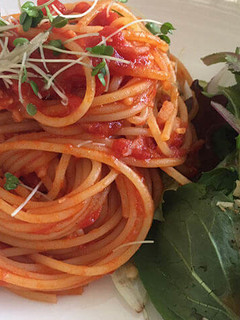 【簡単レシピ】生トマトソースパスタ-レシピのメイン写真