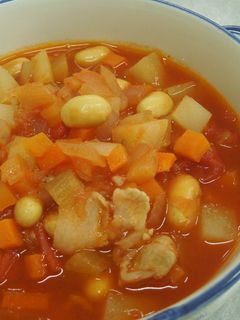 野菜たっぷり!トマトの煮込みスープ-レシピのメイン写真