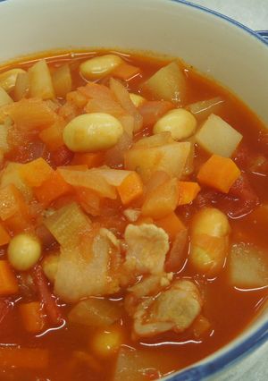 野菜たっぷり！トマトの煮込みスープ-レシピのメイン写真