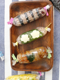赤飯おこわ スティックおにぎり-レシピのメイン写真