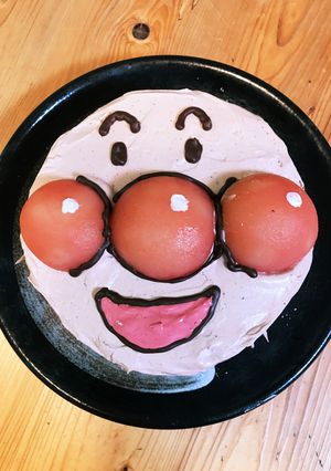 簡単！誕生日にアンパンマンケーキ♡-レシピのメイン写真
