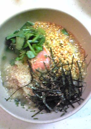 とんこつスープでお茶漬け！-レシピのメイン写真