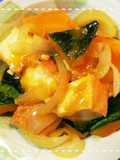 レンジ時短で簡単！かぼちゃと厚揚げの煮物