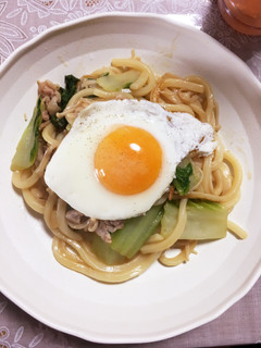 家にある食材で簡単焼うどん♪-レシピのメイン写真