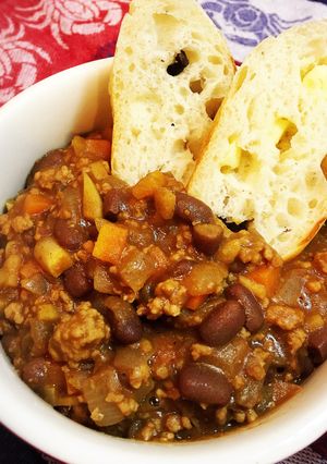 小豆のキーマカレー〜甘くない小豆使用〜-レシピのメイン写真