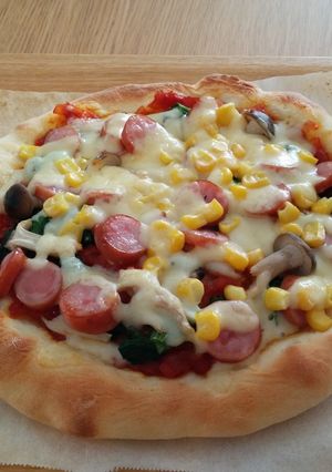 トースター焼きピザ生地＆ピザソース-レシピのメイン写真