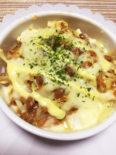 お好み焼き風☆豆腐納豆グラタン-レシピのメイン写真