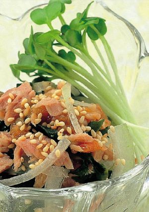 オニオンサラダ梅肉和え-レシピのメイン写真
