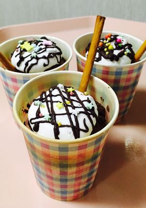 フラペチーノみたいなカップケーキ♪-レシピのメイン写真