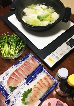 寒い日には、ぶり&鯛しゃぶ-レシピのメイン写真