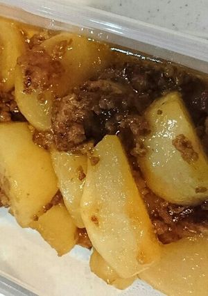 かぶと合い挽きミンチの甘辛煮-レシピのメイン写真