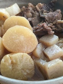 圧力鍋で仕上げる♪大根とすじ肉の煮物-レシピのメイン写真