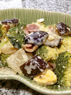 ベーコンと温野菜のチーズサラダ-レシピのメイン写真