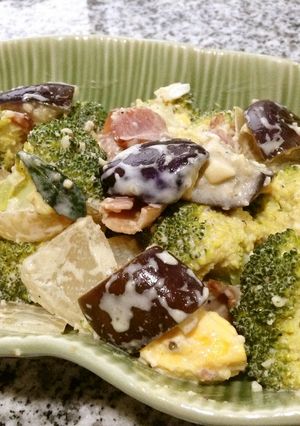 ベーコンと温野菜のチーズサラダ-レシピのメイン写真