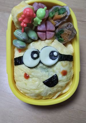 ミニオン お弁当-レシピのメイン写真