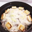 みぞれ鍋風 豚肉野菜の蒸し焼きin焼き餅