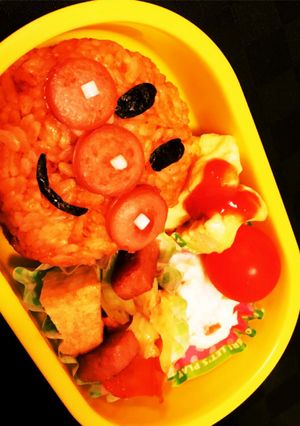 アンパンマンお弁当-レシピのメイン写真