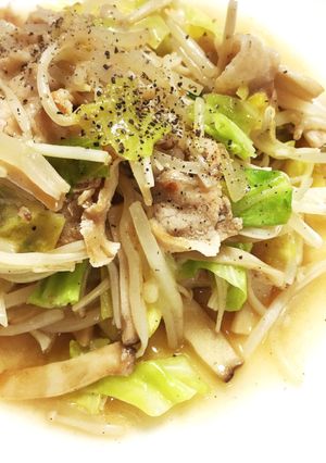 手間無し☆簡単&適当豚バラときのこ炒め-レシピのメイン写真
