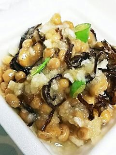 おろし大根と昆布の佃煮納豆-レシピのメイン写真
