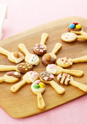 バレンタイン☆HMでスプーンクッキー-レシピのメイン写真