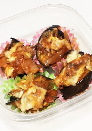 お弁当に★ナスとベーコンのケチャチー焼き-レシピのメイン写真