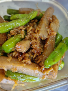 【夏の副菜】ししとうと蒟蒻の香味油炒め-レシピのメイン写真