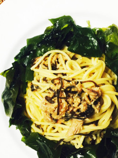 塩昆布とツナ缶でパパッとパスタ!-レシピのメイン写真