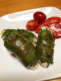 鶏のささみのシソ巻き-レシピのメイン写真