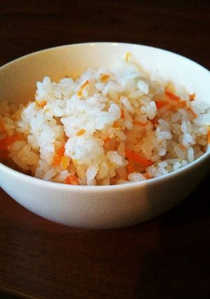 【超簡単】にんじんご飯（おこわ風）-レシピのメイン写真