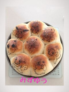 ちぎりパン ポケモン-レシピのメイン写真