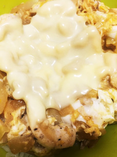 余り物で!チーズ親子丼-レシピのメイン写真