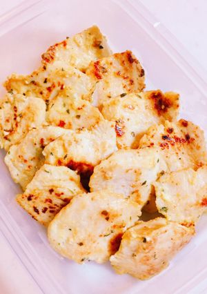 **つくおき☆鶏むねマヨカレー焼き**-レシピのメイン写真