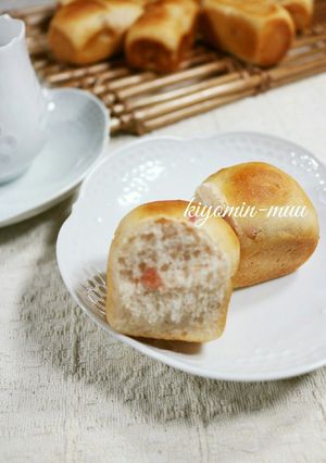 いちごミルクパン♡-レシピのメイン写真