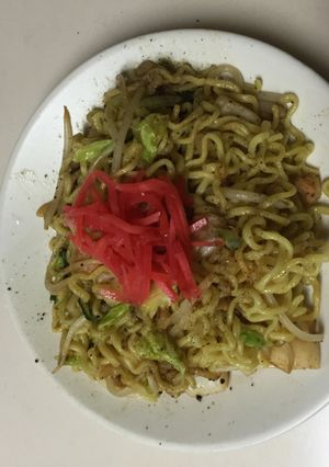 海鮮焼きそば塩ガーリック-レシピのメイン写真