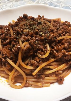 【簡単調理】野菜ジュースのボロネーゼ-レシピのメイン写真