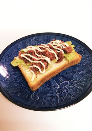 ❁コンビーフとレタスのトースト❁-レシピのメイン写真