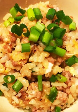冷やご飯と挽肉で 簡単チャーハン-レシピのメイン写真
