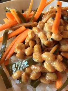 納豆と松前漬けのご飯-レシピのメイン写真
