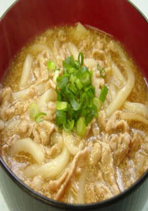 豚肉とたらこのあんかけうどん-レシピのメイン写真