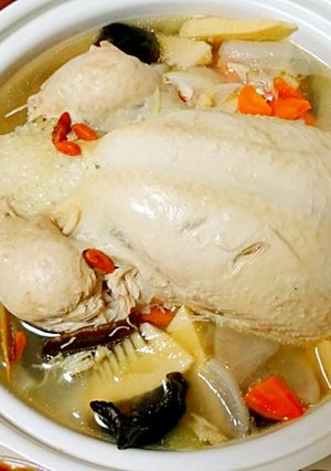 簡単！圧力鍋でなんちゃって参鶏湯-レシピのメイン写真