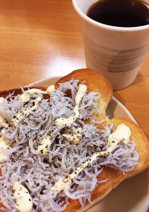 簡単朝食☆しらすトースト-レシピのメイン写真