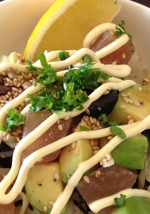 ヘルシーだけど…ボリューム満点♡ポキ丼-レシピのメイン写真