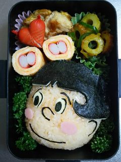 旦那⭐キャラ弁 ワカメちゃん-レシピのメイン写真