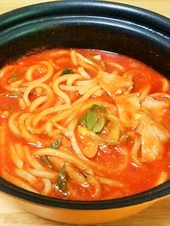洋風トマトチーズ煮込みうどん-レシピのメイン写真