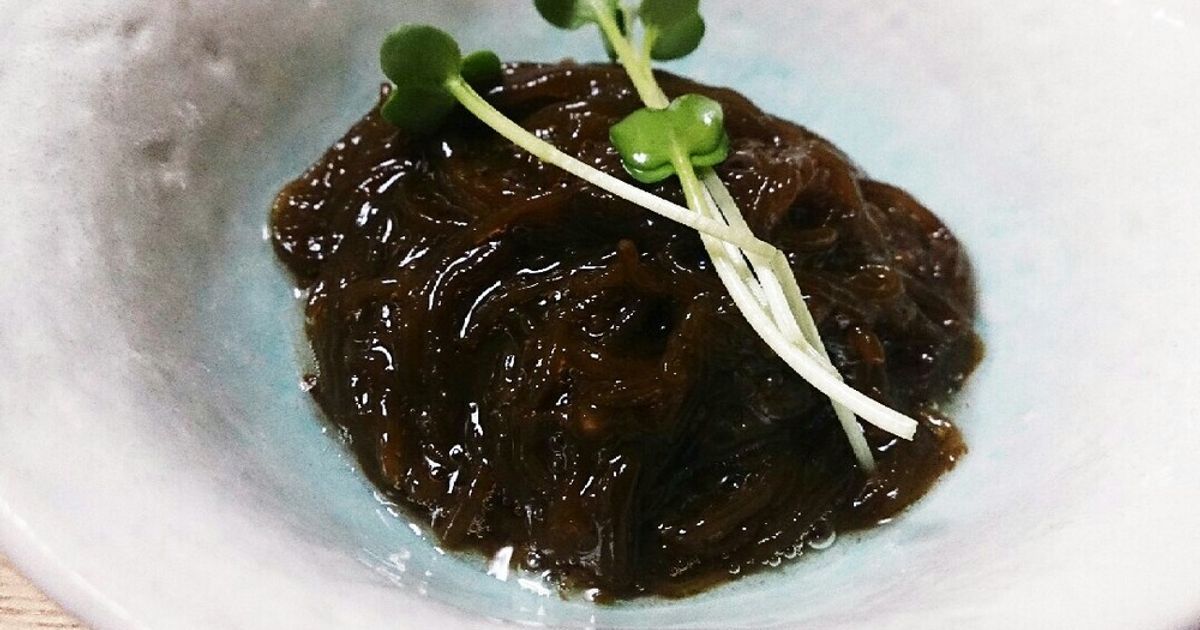 もずく酢୨୧ 黒酢のもずく酢 – 【Organic Recipe｜オーガニックレシピ】