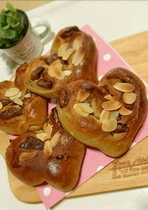 バレンタインに ハート・チョコパン-レシピのメイン写真