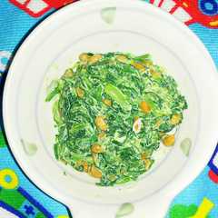 春菊納豆ﾏﾖ和え-レシピのメイン写真