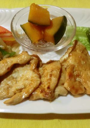 【簡単夕食】鶏ムネ焼肉をオードブル風に！-レシピのメイン写真