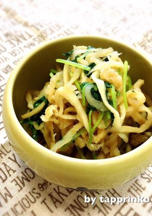 作り置き☆常備菜切干し大根と三葉の炒め煮-レシピのメイン写真