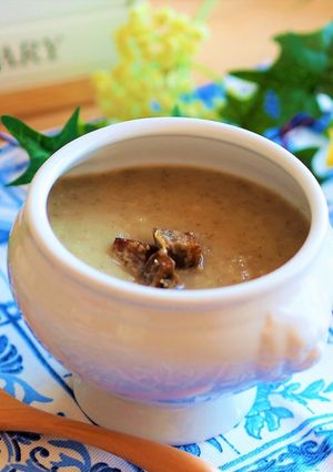 カフェ風♡簡単ゴボウとかぶのポタージュ-レシピのメイン写真